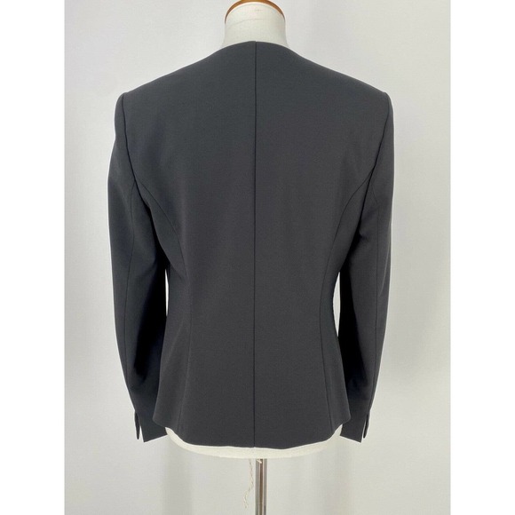 Basler Venice Black Pointed Hem Short Blazer Jacket Womens Size 38 US 8 Career - Picture 2 of 12